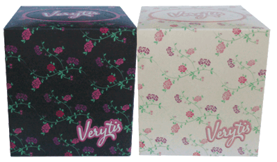 Kozmetické utierky Verytis cube box