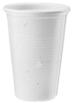 Jednorázový plastový pohár 0,3dcl biely