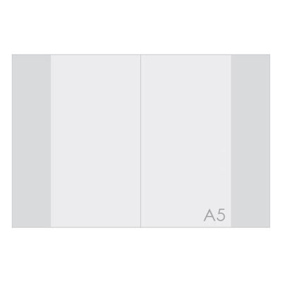 Obal na zošit A5, transparentný, hrubý