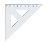Trojuholník s kolmicou, 12cm