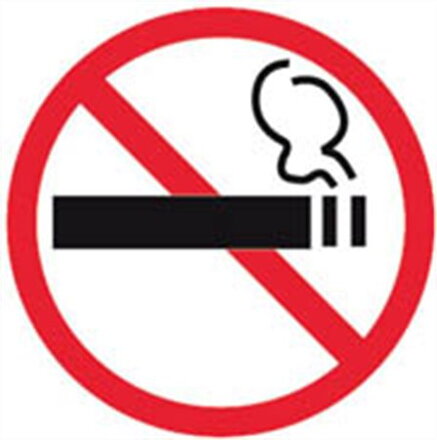 Informačná etiketa "Zákaz fajčenia"