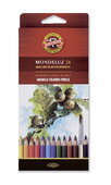 Akvarelové umelecké pastelky Mondeluz, 24ks