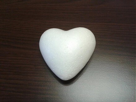 Polystyrénové srdce 8cm