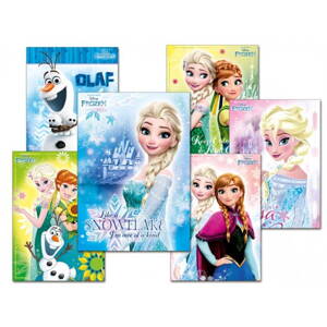 Pohľadnica srdečná Y016 F Disney (Frozen) UV