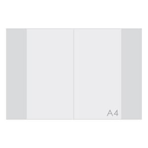 Obal na zošit A4, transparentný, hrubý