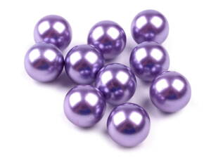 Perly voskované fialové