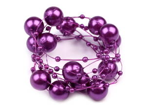 Perličky na silikóne fialové
