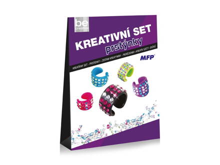 Kreatívny set - prstene 5ks