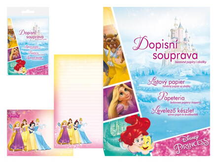 Listový papier farebný LUX 5+10 Disney (Princess)