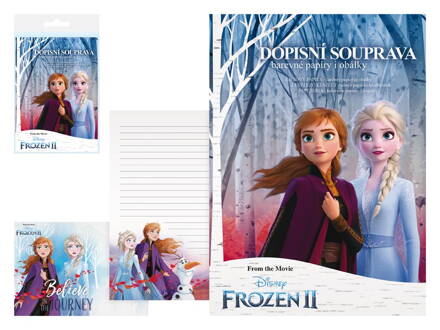 Listový papier farebný LUX 5+10 Disney (Frozen)2