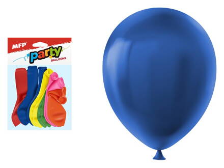 Balóny  štandard 30cm, biely, mix farieb