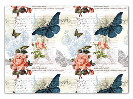 Baliaci papier K243 100x70 LUX,modré motýle