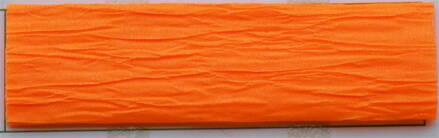 Krepový papier, neónovo-oranžová
