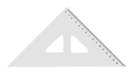 Trojuholník s kolmicou, 16cm