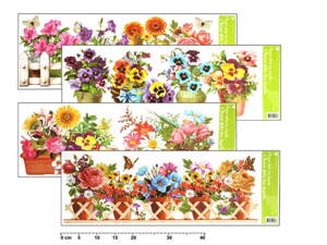 Fólia okenná 877 kvety 60x22,5cm