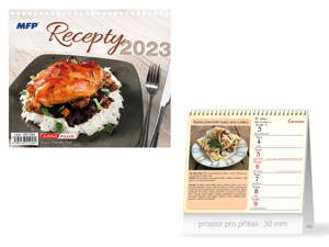 Kalendár 2023 stolový mini Recepty