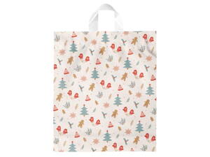 Igelitová vianočný taška vzor 8 40x46x8 (s uchom)