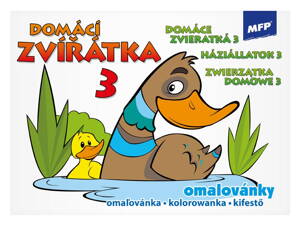 Omaľovánky MFP Domácí zvířátka 3