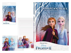 Listový papier farebný LUX 5+10 Disney (Frozen)