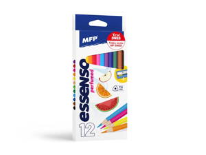 Pastelky MFP 12 ks Voňavé triangular so strúhadlom