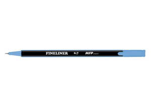 Popisovač FL 0,7mm modrá svetlá trojhranný