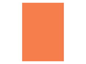 Farebný papier pre výtvarné účely A3/100listov/80g , oranžový, EKO