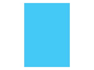 Farebný papier pre výtvarné účely A3/100listov/80g modrý EKO