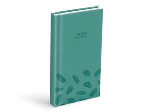 Diár 2023 D802 PU green 90x170 mm