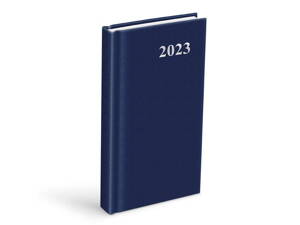 Diár 2023 D802 PVC Blue 90x170 mm