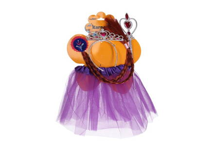 Set karneval W026053 - princezná fialová