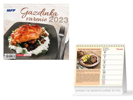 SK Kalendár 2023 stolový mini Gazdinka - varenie