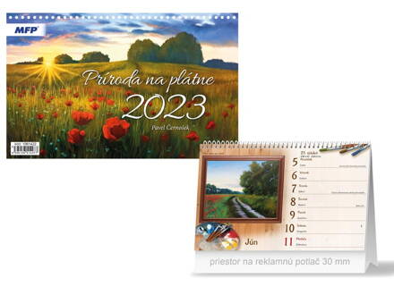 SK Kalendár 2023 stolový Príroda na plátne