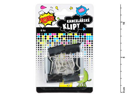 Kancelárský klip 834608 6ks/25mm