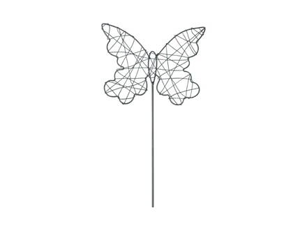 Zápich motýľ kov 45cm