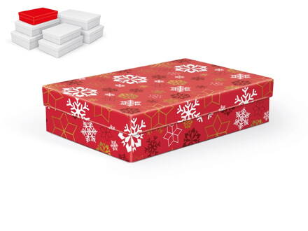 Krabica darčeková vianočná A-V006-B 26x17x6cm