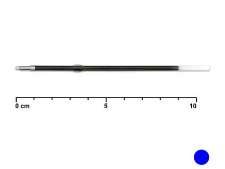 Náplň 10,7cm tip 0,7mm modrá (transparentné telo)