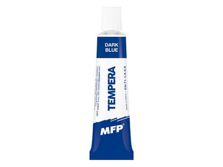 Farba temperová 12ml modrá tmavá