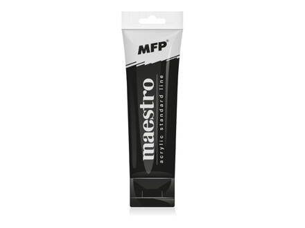 Akrylová farba 75ml - čierna