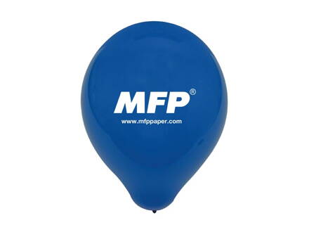 Balónik MFP reklamný 23cm modrý standard