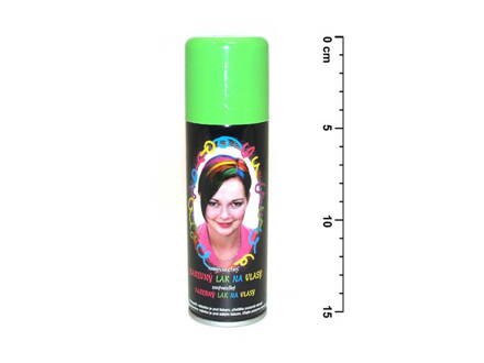 Spray na vlasy 141 neón zelený