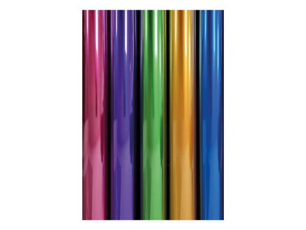 Celofán transparent farbistý - roľa 500x70cm mix farieb