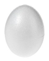 Kreatívne potreby - polystyrénové vajíčka