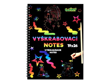Škrabací obrázok,blok892007,19x26cm,6listov