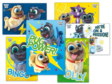 Pohľadnica sr Y027 F Disney (Puppy Dog Pals) UV