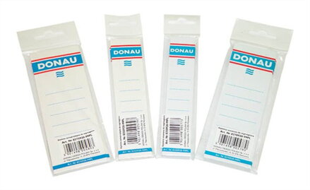 Chrbtový štítok DONAU  samolepiaci 54x153 mm 20 ks/bal