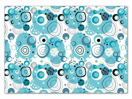 Baliaci papier K242 100x70 LUX,bledomodré bublinky