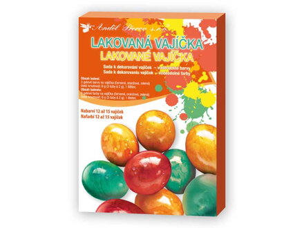 Sada 7702 na dekorovanie vajíčok - lakovaná vajíčka
