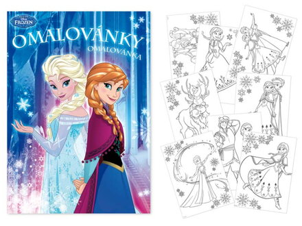 Omaľovanky A4, Disney mix motívy