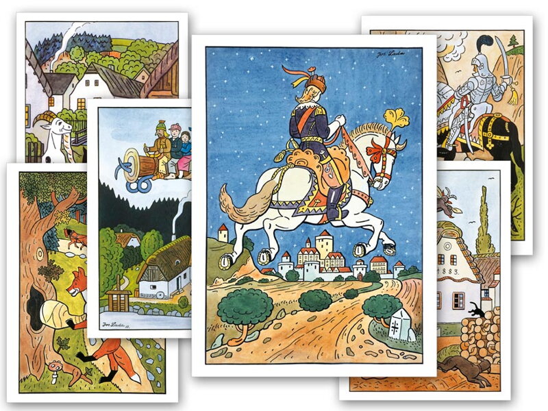 Pohľadnica rozprávky - Josef Lada Pohľadnica rozprávky - Josef Lada