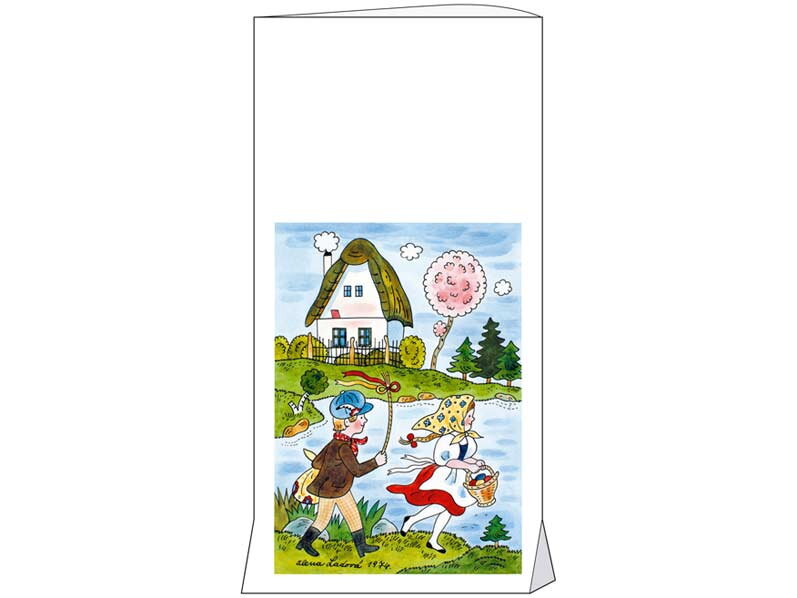 Sáčik MFP PP veľkonočný Ladová 20x39x6